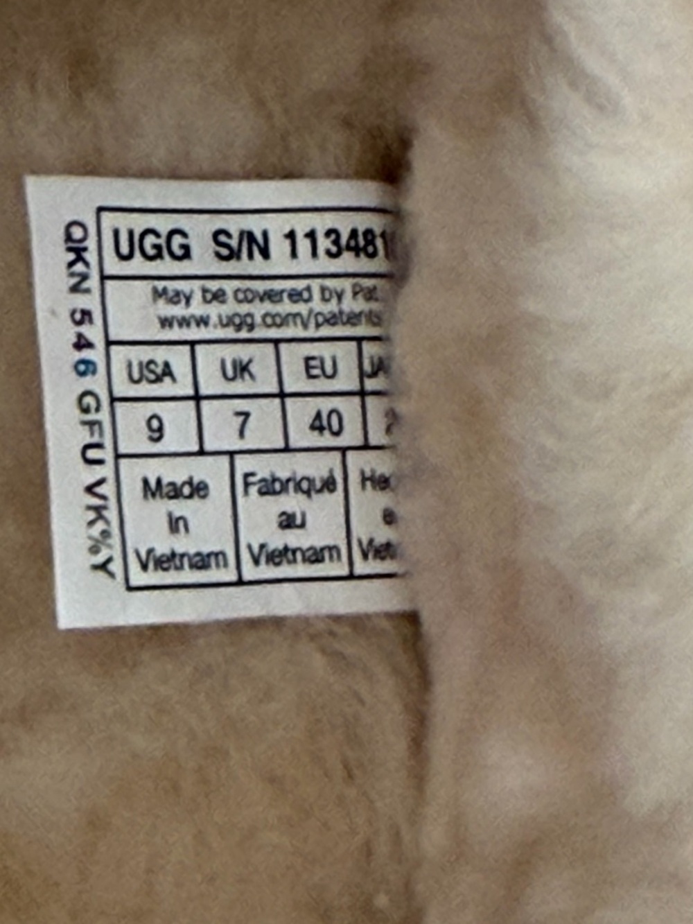 UGG Sand Shearling Clog Slippers Size 9 Womens - Picture 6 of 12